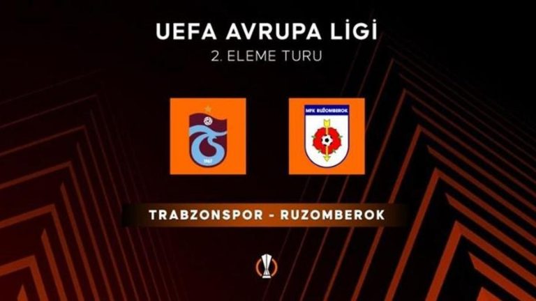 Trabzonspor Ruzomberok UEFA Avrupa Ligi maçı ne zaman, saat kaçta, hangi kanalda yapılacak?