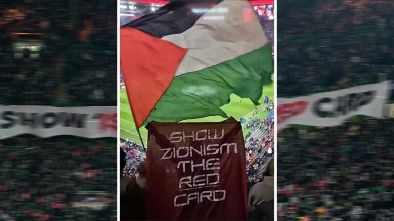 Celtic hayranları İsrail’e yine kırmızı kart gösterdi!