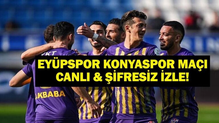 Eyespor Konysport Match Canlı İzleme | İKAS Eyükpor Tümosan Konysport hangi kanalla eşleşiyor, ne zaman? İşte canlı görünümle ilgili bilgiler …